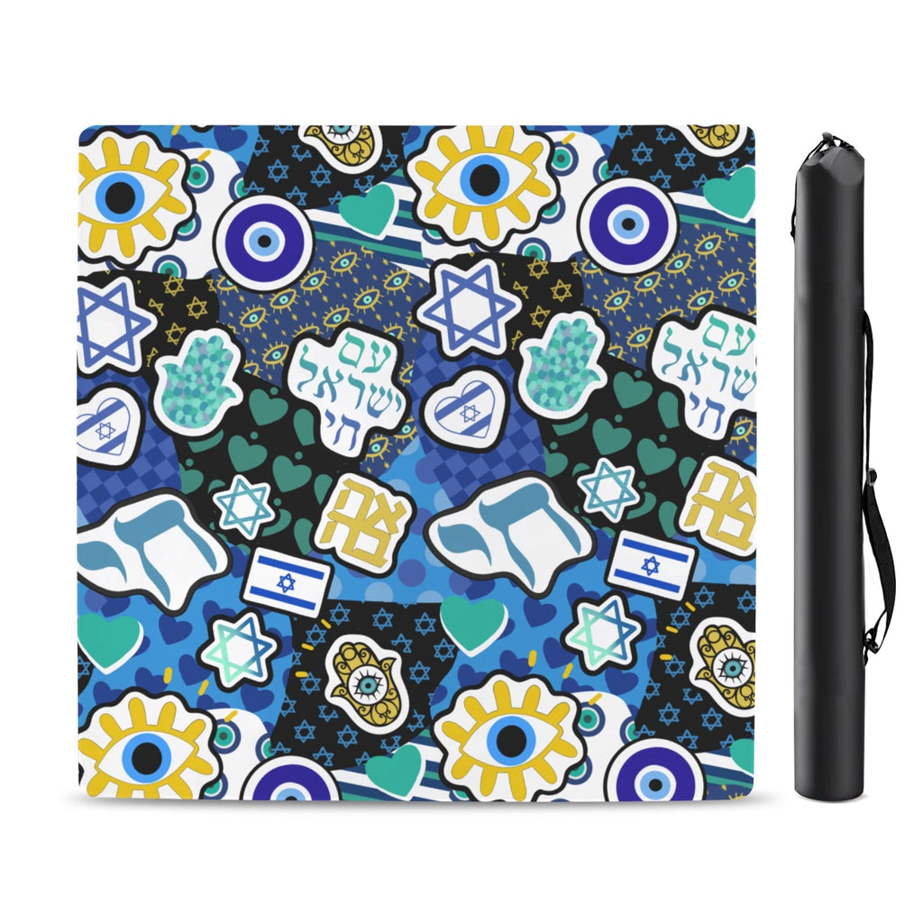 Jewish Pride Mahjong Mat 33" x 33" ( Rolled )