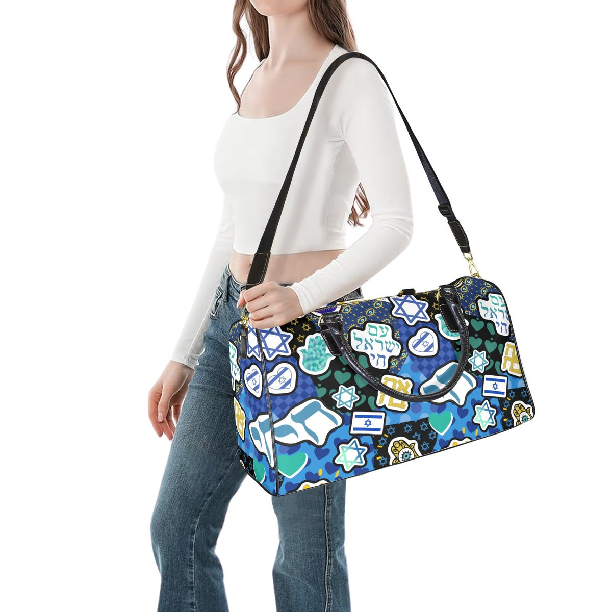Jewish Pride Travel Bag, Fits Mahjong Tiles & Racks
