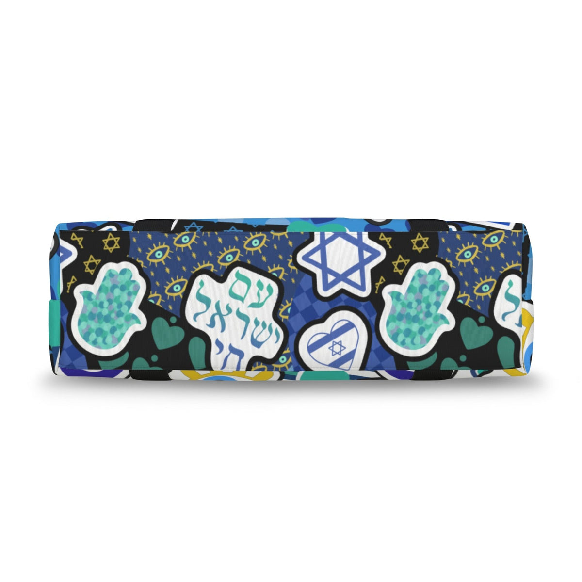 Jewish Pride Large Travel Bag with Trolley Sleeve