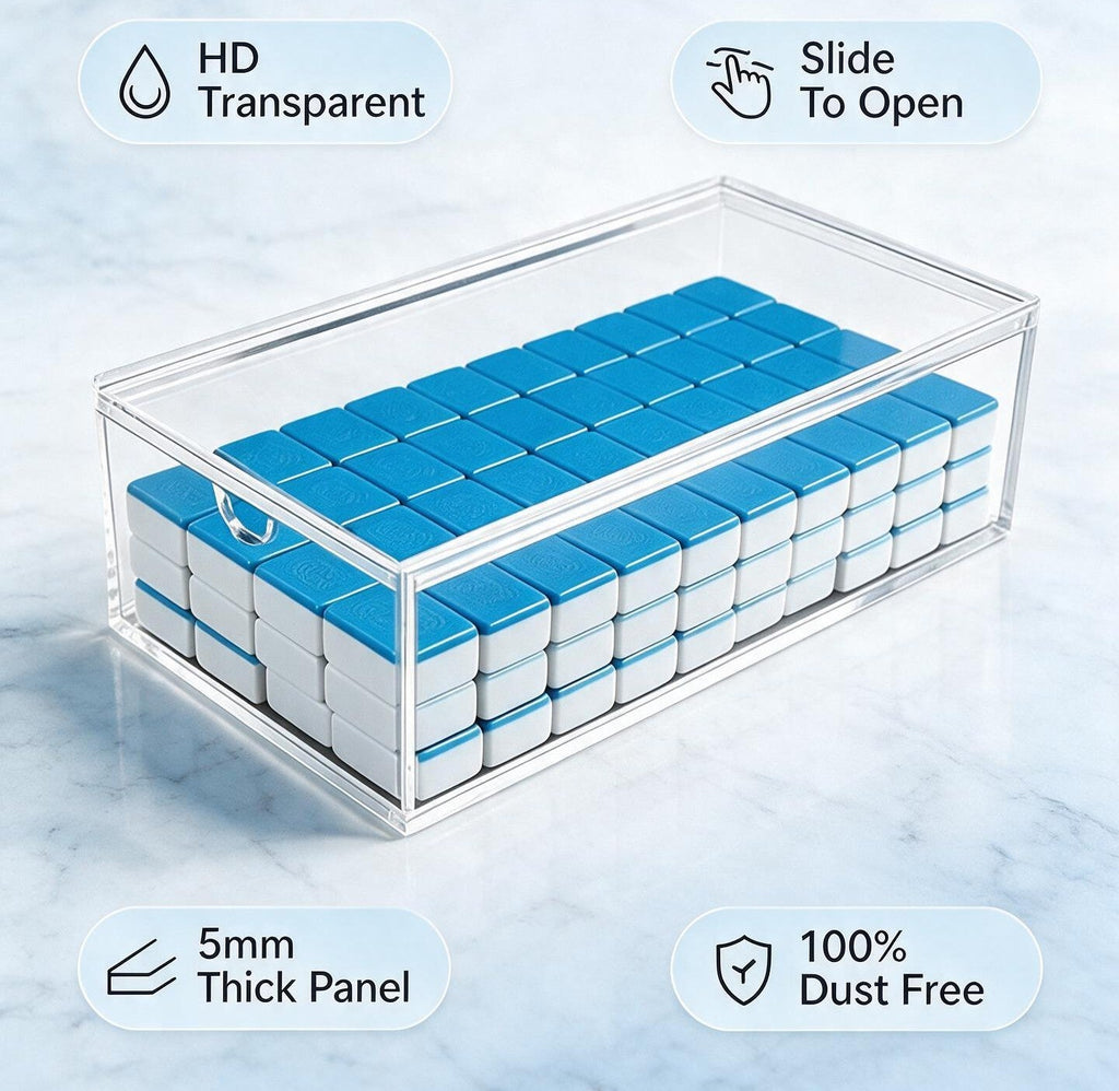 Storage Box - Acrylic with Slide Top