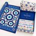 Mazel Jongg™ Value Bundle – Tile Set + Evil Eye Mat