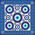 Mazel Jongg™ Mat – Evil Eye